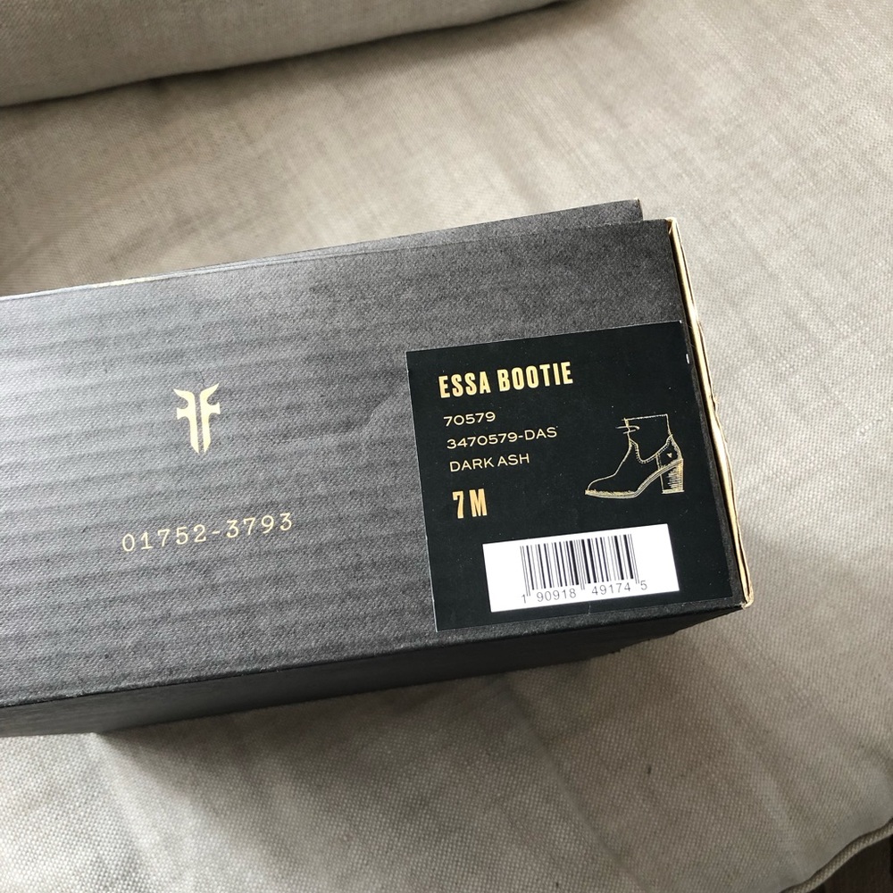 Empty box - Frye Essa Bootie, Dark Ash, size 7M.